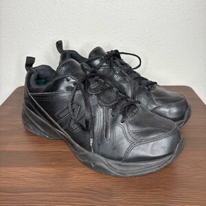 New Balance Mens Size 10 4E MX608V4B Black Work Walking Shoes Slip Resistant